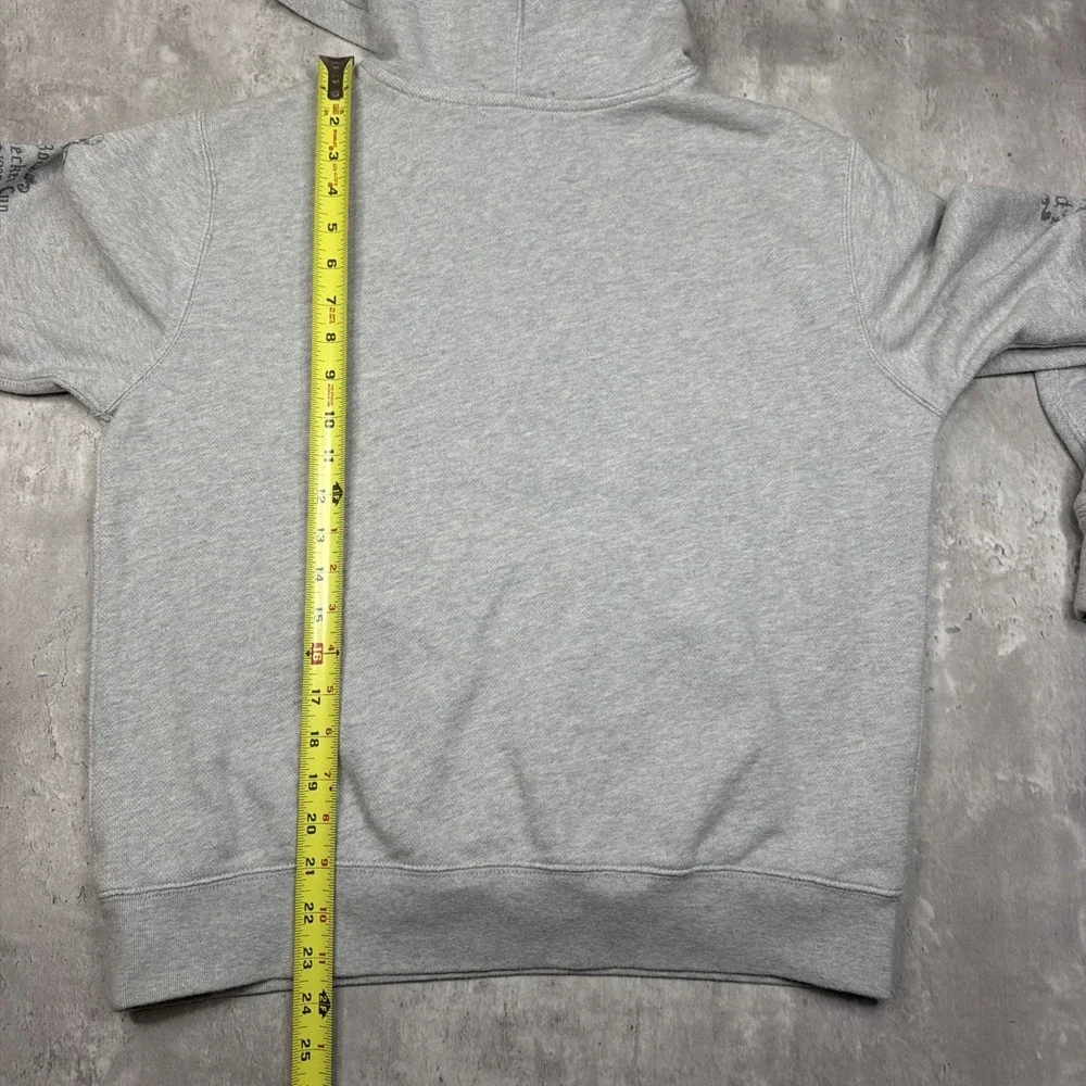 Polo Ralph Lauren Polo Bear Rowing Hoodie Mens S Gray Skull Crossbones Bleecker